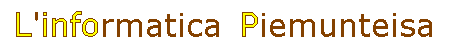 Banner dell'Informatica Piemunteisa